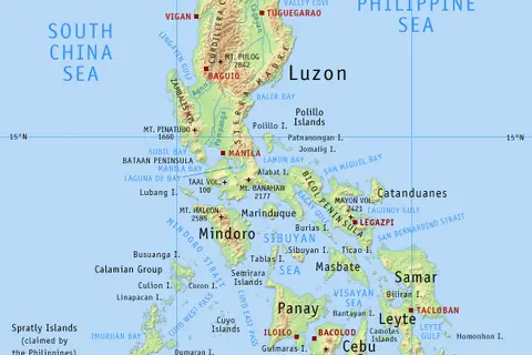 Map: Ph Physical Map
