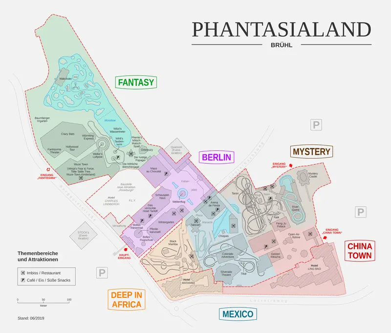 Map: Phantasialand Map de