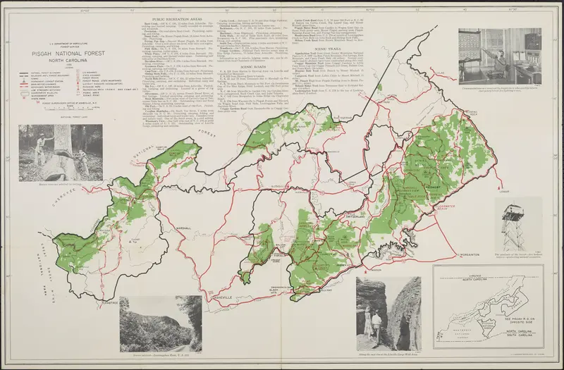 Map: Pisgah National Forest Map Dpla 9255B041A2539Caf3Bdf0C1Bc02943Ae Page 1