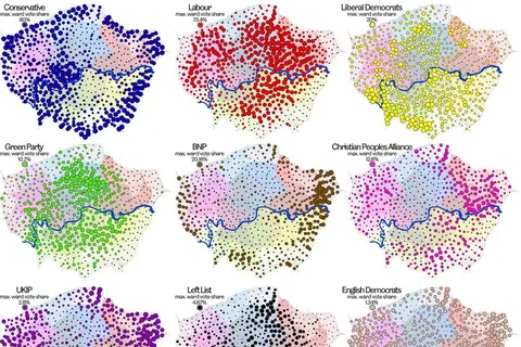 Map: Political Landscapes of London