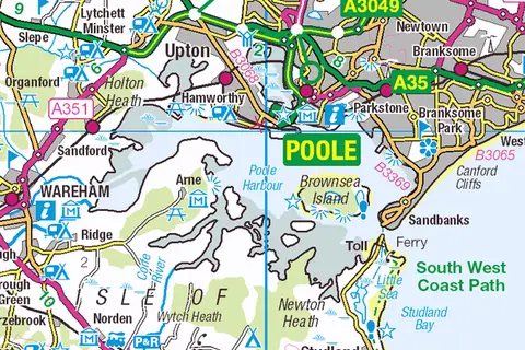 Map: Poole Harbour Os Opendata Map