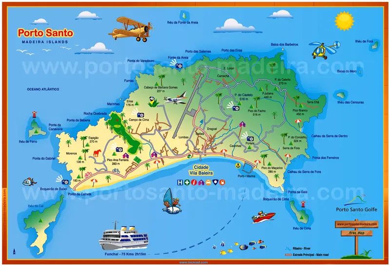 Map: Porto Santo Map