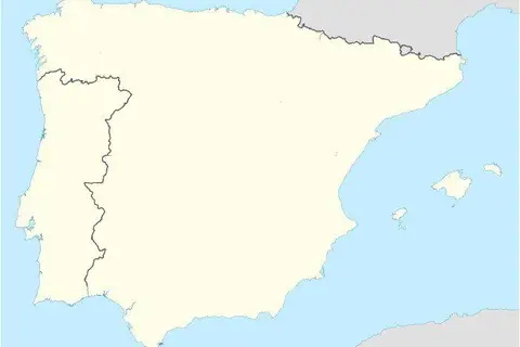 Map: Portugal Spain Location Map