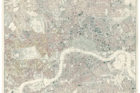 Map: Poverty and Affluence in Victorian London: 1898