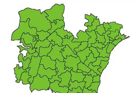 Map: Prakasam District Mandals Outline Map
