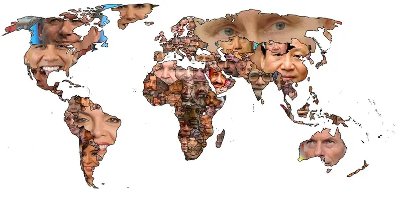 Map: Presidents/Prime minister’s faces