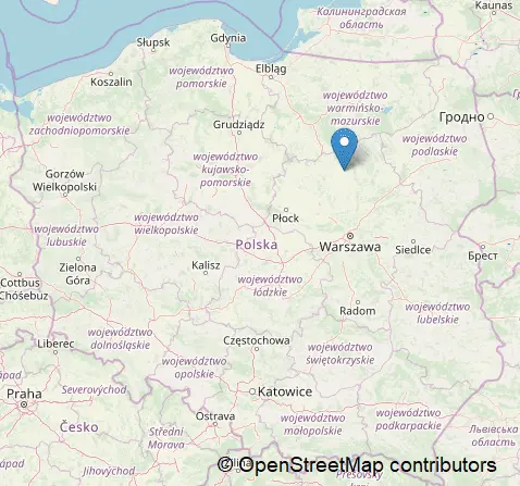 Map: Przasnysz Na Mapie Polski