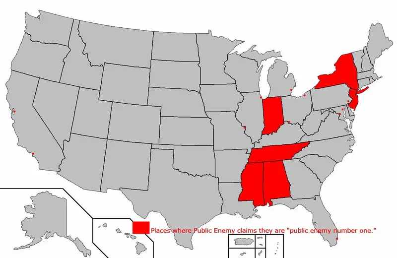 Map: Public Enemy number one