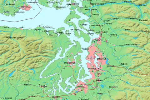 Map: Puget Sound Map