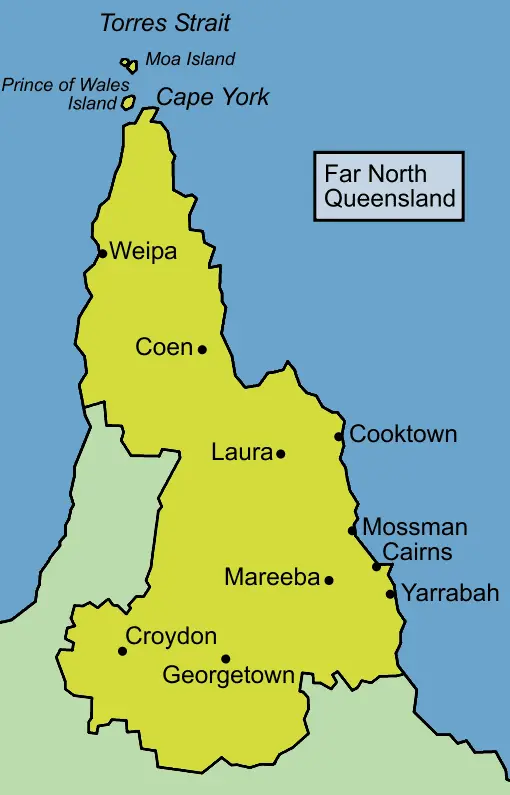 Map: Queensland Far North Map