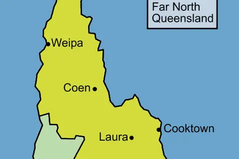 Map: Queensland Far North Map