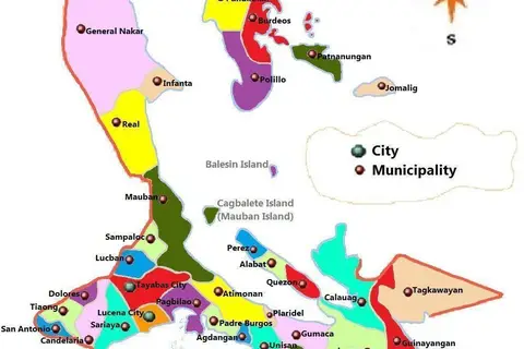 Map: Quezon Map