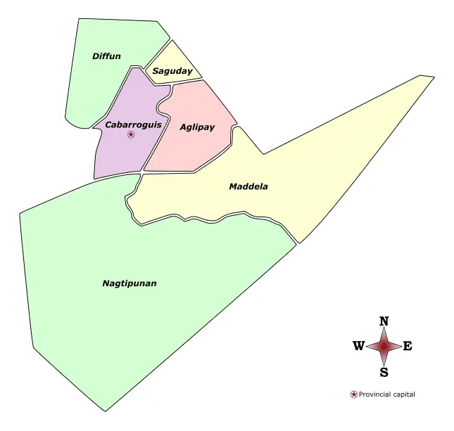 Map: Quirino Labelled Map