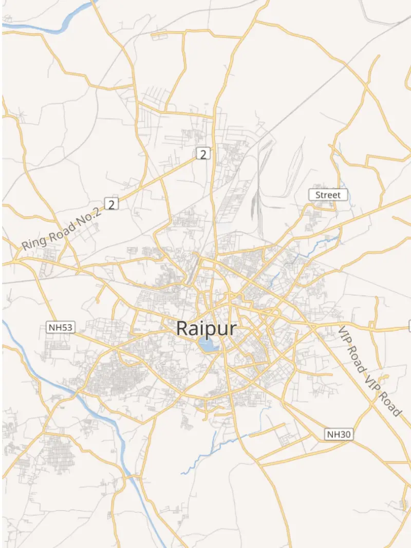 Map: Raipur Map 2021