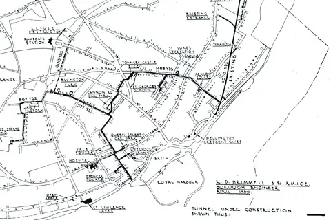 Map: Ramsgate Tunnels Map