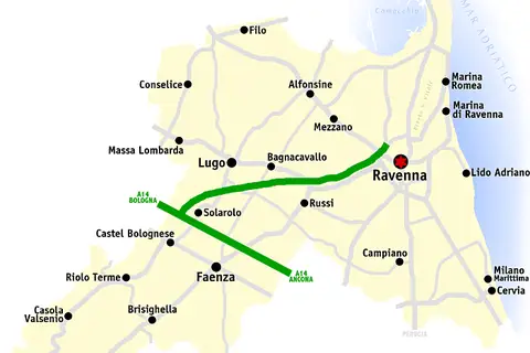 Map: Ravenna Mappa
