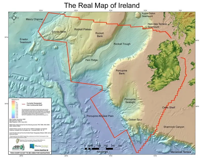 Map: Real Map of Ireland