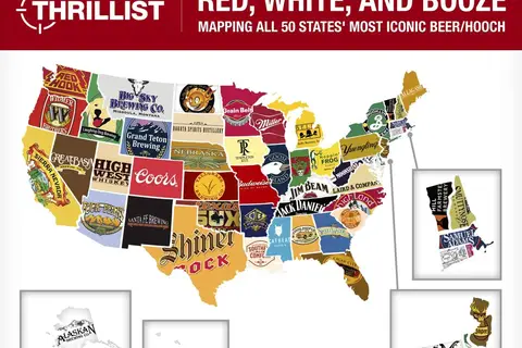 Map: Red, White and Booze, mapping beer/hooch in the 50 states