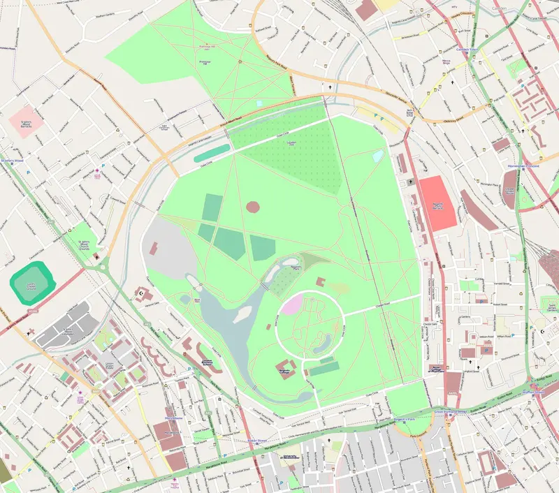 Map: Regents Park London Map