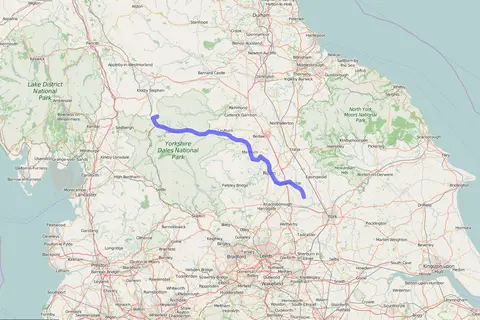Map: River Ure Overview Map