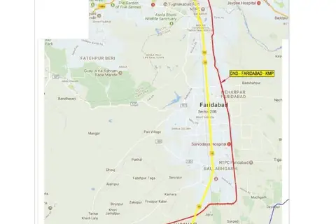 Map: Route Map of Dndkmp