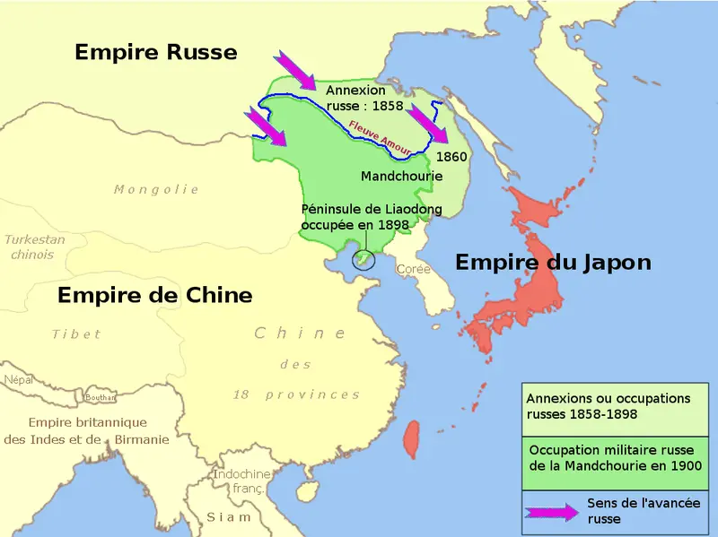Map: Russiachinamandchuriamap18581904Fr