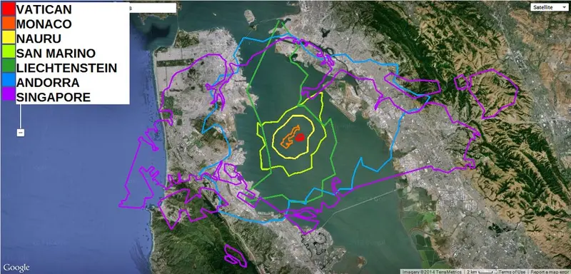 Map: san francisco » Land of Maps
