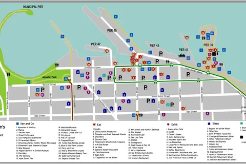 Map: Sanfrancisco Fishermanswharf Map