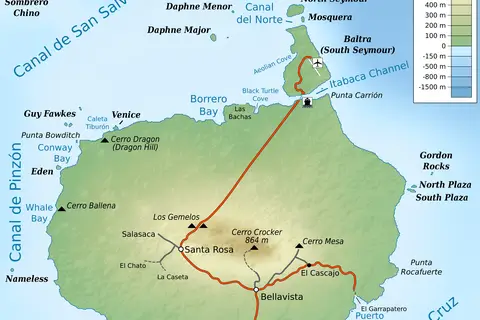 Map: Santa Cruz Topographic Mapen