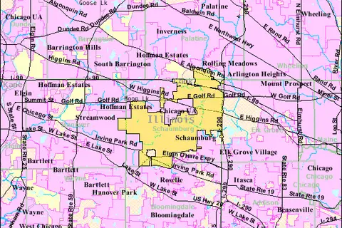 Map: Schaumburg Il 2009 Reference Map