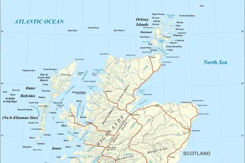 Map: Scotland Mapen