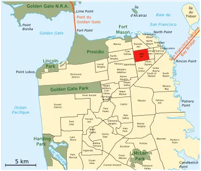Map: Sf Nob Hill Map