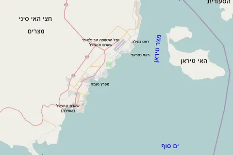 Map: Sharm El Sheikh Map Osm