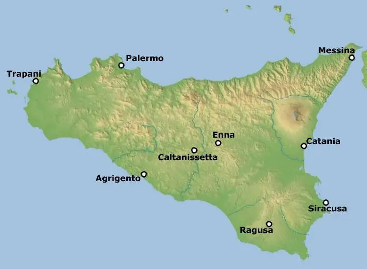 Map: Sicilycitiesmapbjs