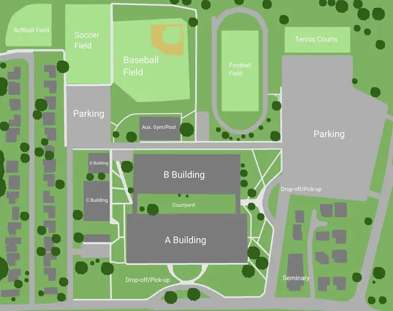 Map: Skyline High School Campus Map