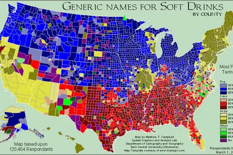 Map: Soft Drink Demographic