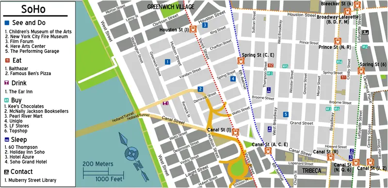 Map: Soho Map