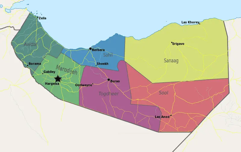 Map: Somaliland Map