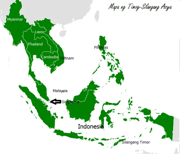 Map: Southeast Asia Maptagalog