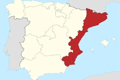 Map: Spain Location Map Eastern Spain