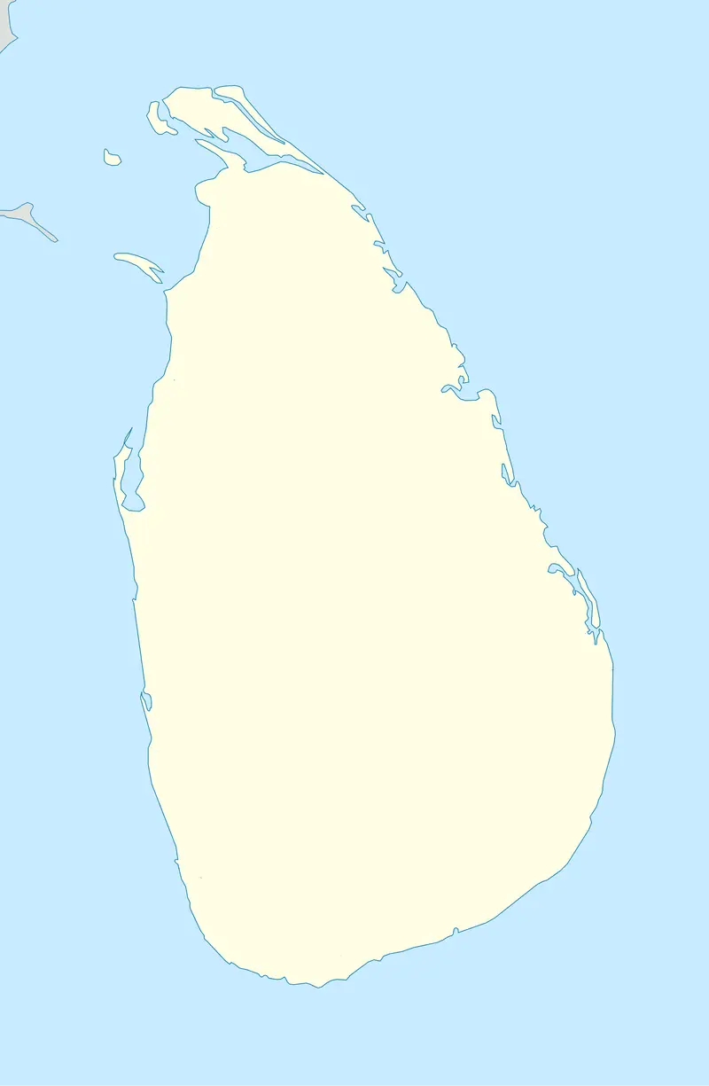 Map: Sri Lanka Location Map Blank