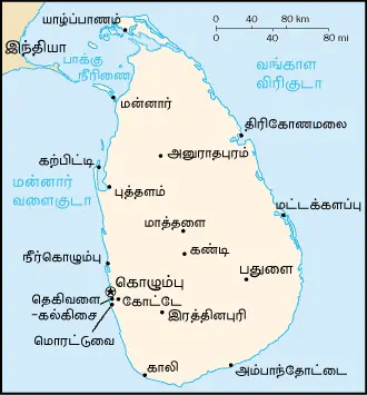 Map: Sri Lanka Map