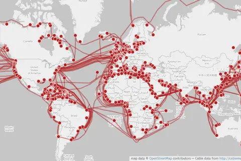 Map: Submarine Cable Map Umap
