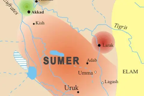 Map: Sumer Map