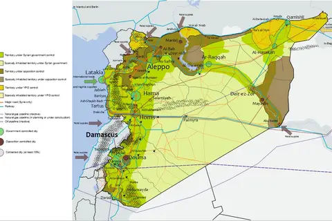 Map: Syrian Civil War, Feb 2013 Update