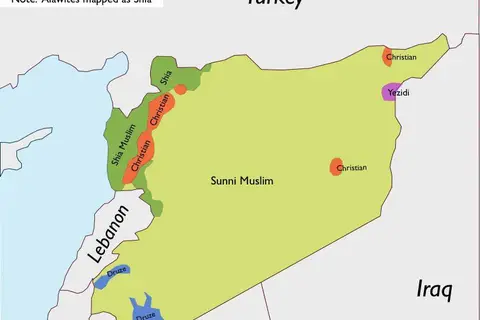Map: Syriareligion Map