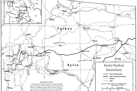 Map: Syriaturkey Border Map