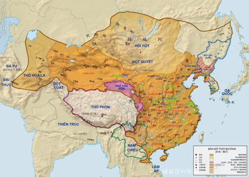 Map: Tang Dynasty Map Vi Version