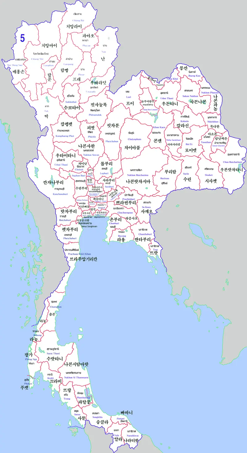Map: Thailand Map