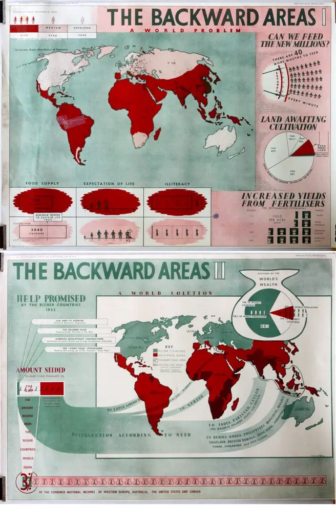 Map: The Backward areas (1954)